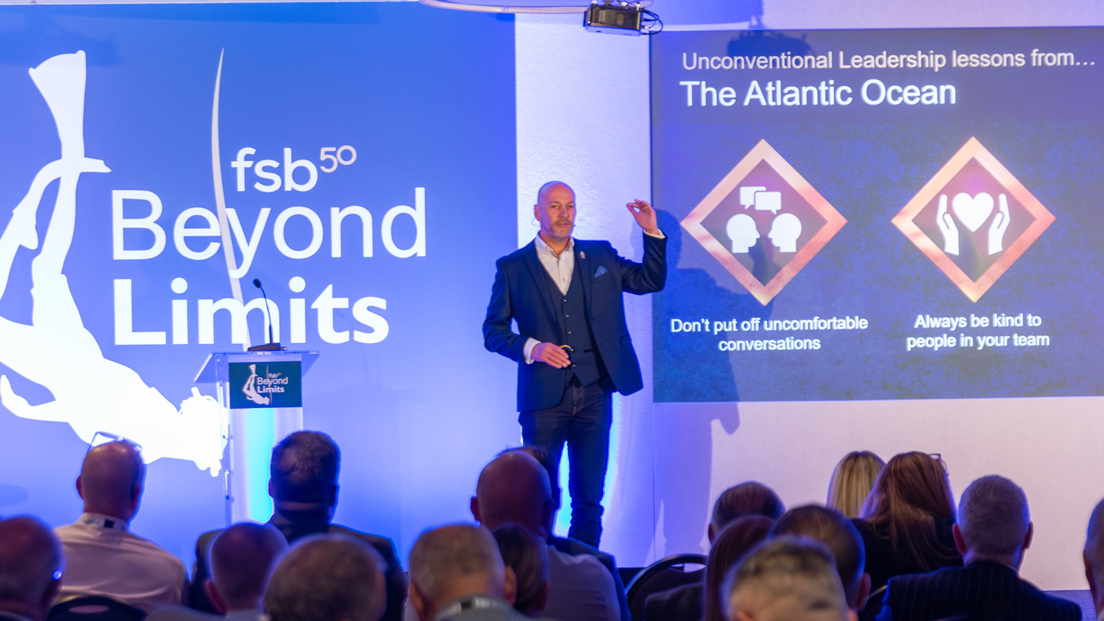 Matt Garman delivering the Beyond Limits keynote
